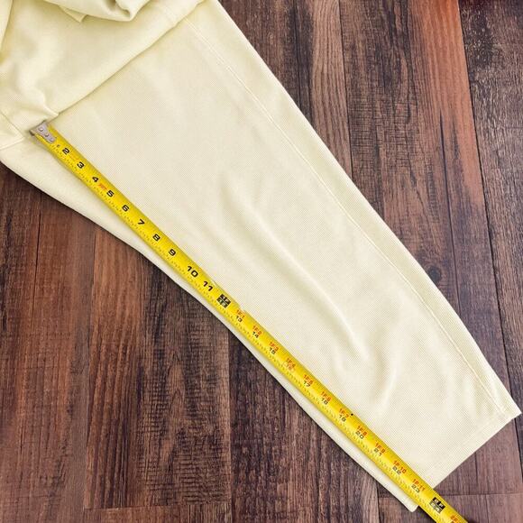 All in Motion Cozy Rib Straight Pant Crop High Rise Drawstring Waist Size Medium - Picture 13 of 16